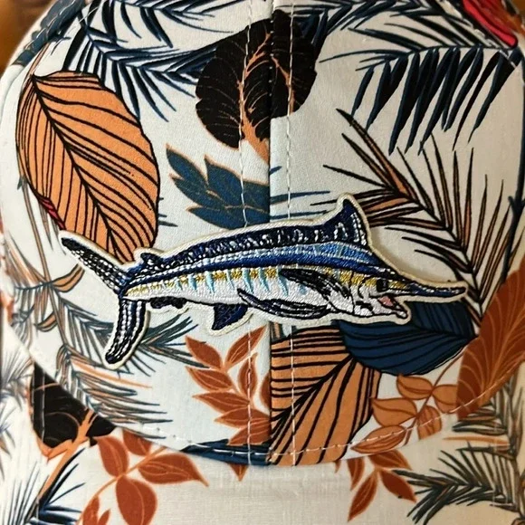 CUSTOM DESIGN MARLIN FISHING HAT. - Picture 6 of 6